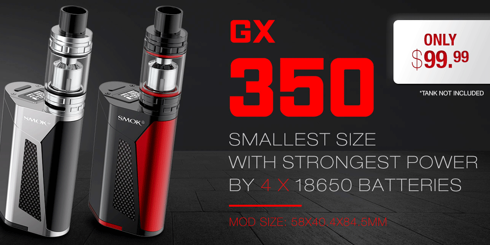 Smok GX350 - 4x 18650 batteries, 350w of power!